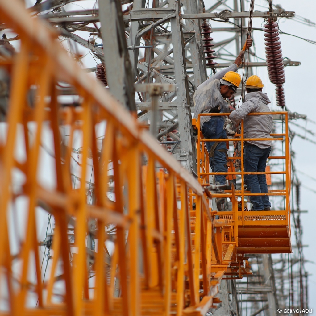 Correção de ponto quente em linha energizada
