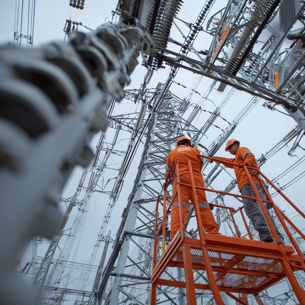 Instalação de jumper bypass em linha energizada