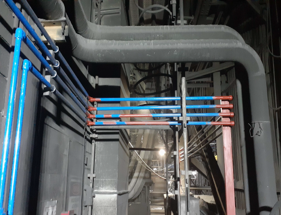 Montagem de sistemas pneumáticos industriais