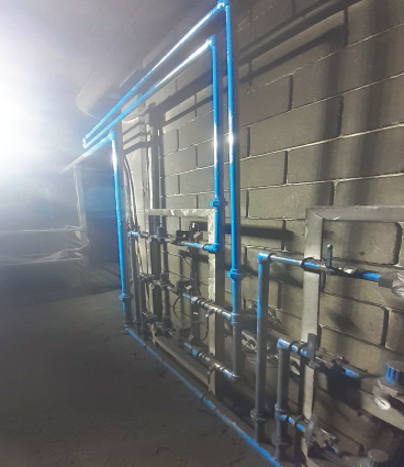 Montagem de sistemas pneumáticos industriais