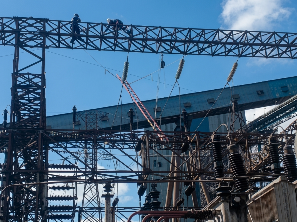 serviços de manutenção em linha viva