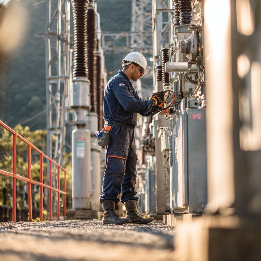 Testes em painéis de proteção e controle